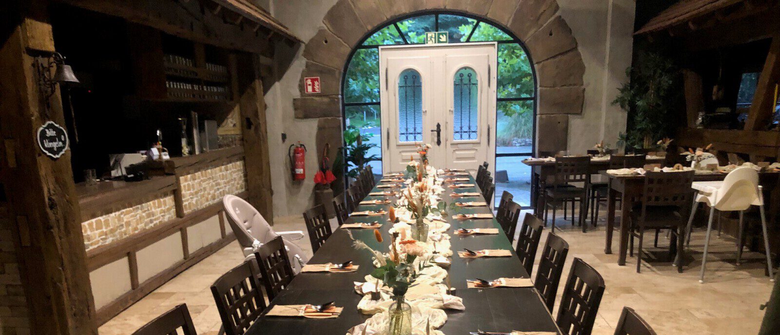 Festliche Tafel im Alten Hofladen
